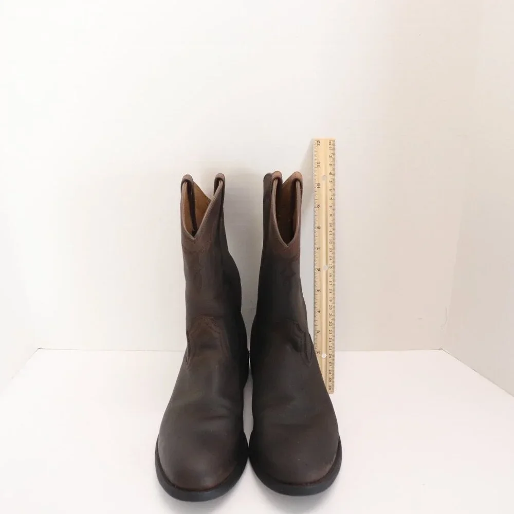 Ariat Men's‎ Western Cowboy Boots Size US 9B Dark Brown Leather